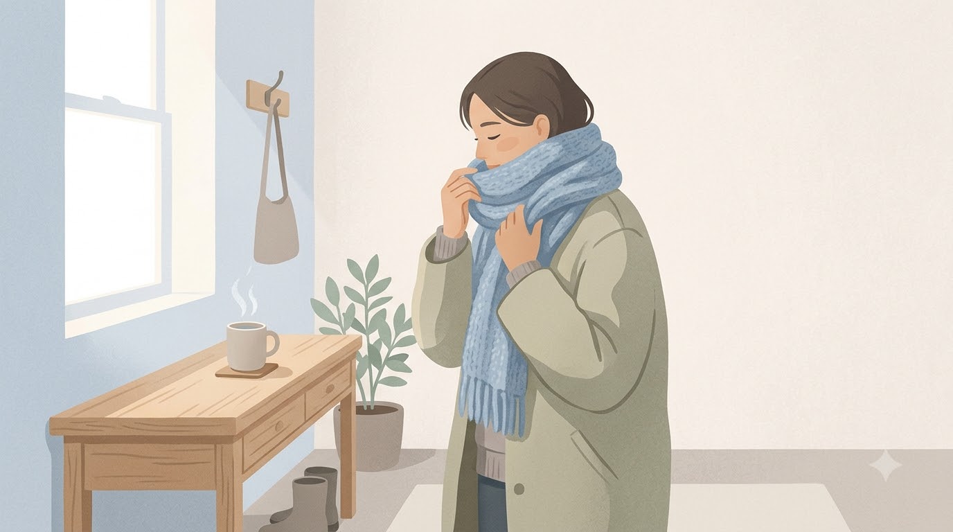 찬바람과 자극으로부터 얼굴을 보호하는 생활 습관